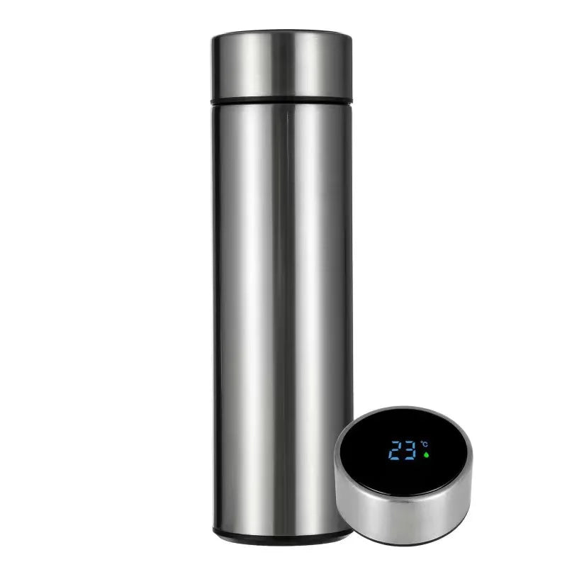 Stainless Steel Thermal Bottle with Digital Thermometer