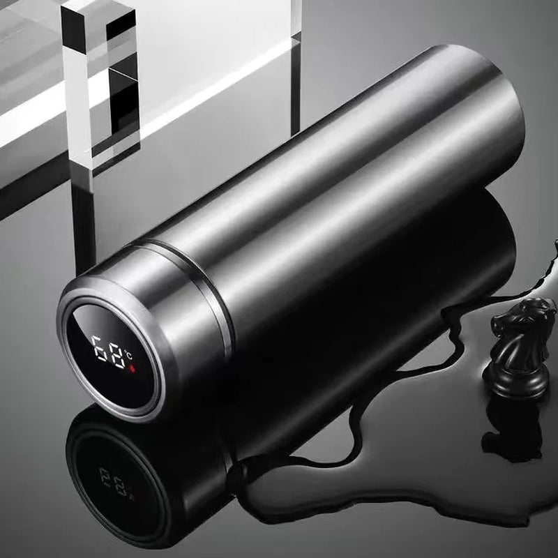 Stainless Steel Thermal Bottle with Digital Thermometer