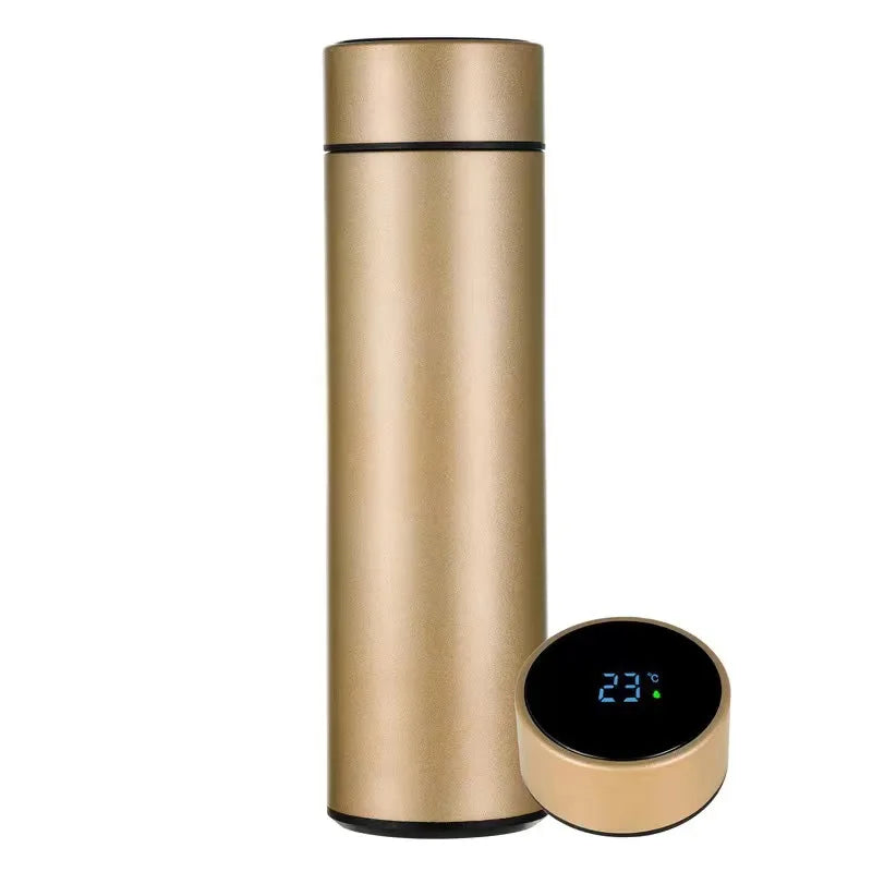 Stainless Steel Thermal Bottle with Digital Thermometer