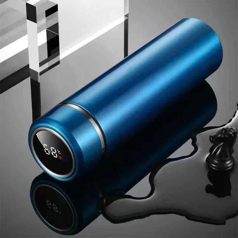 Stainless Steel Thermal Bottle with Digital Thermometer
