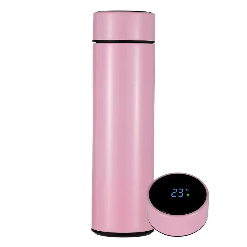 Stainless Steel Thermal Bottle with Digital Thermometer