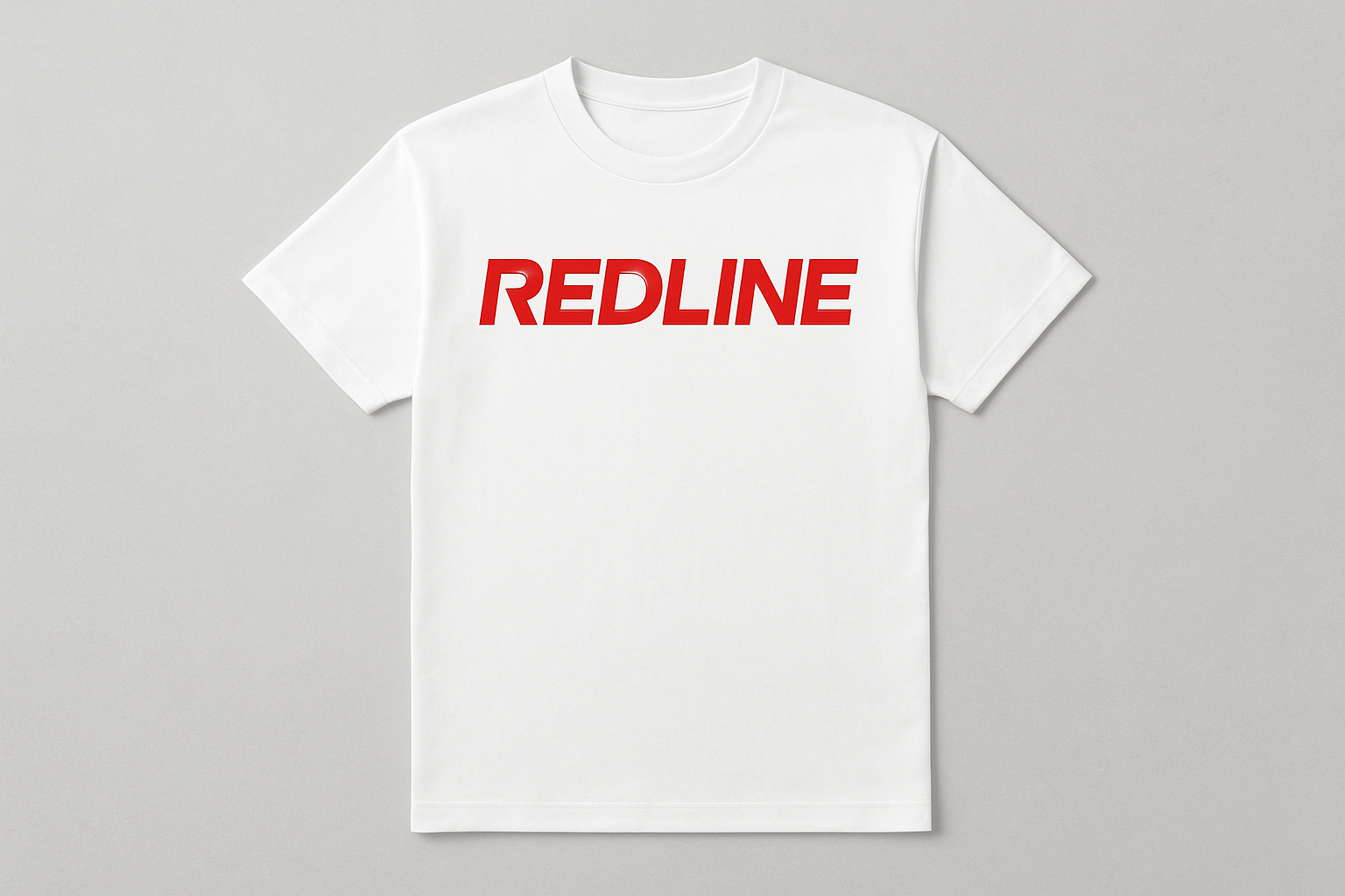 shirt that says redline on it